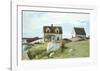 Houses Of Squam Light-Edward Hopper-Framed Art Print
