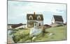 Houses Of Squam Light-Edward Hopper-Mounted Art Print