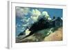 Houses on a Hill, 1879-Winslow Homer-Framed Giclee Print