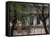 Houses on a Street in Toulouse, Midi Pyrenees, France-null-Framed Stretched Canvas