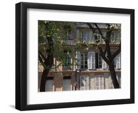 Houses on a Street in Toulouse, Midi Pyrenees, France-null-Framed Photographic Print