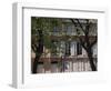 Houses on a Street in Toulouse, Midi Pyrenees, France-null-Framed Photographic Print