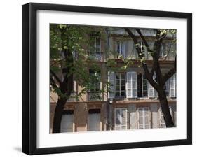 Houses on a Street in Toulouse, Midi Pyrenees, France-null-Framed Photographic Print
