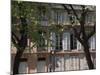 Houses on a Street in Toulouse, Midi Pyrenees, France-null-Mounted Photographic Print