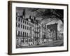 Houses on Beacon Street-Walter Sanders-Framed Photographic Print