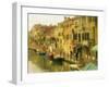 Houses on Canalside, the Ghetto, Venice, Veneto, Italy, Europe-Lee Frost-Framed Photographic Print