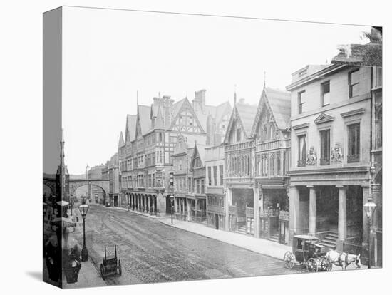 Houses on Eastgate Street-null-Stretched Canvas