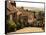 Houses on Gold Hill, Shaftesbury, United Kingdom-Glenn Beanland-Framed Stretched Canvas