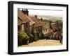 Houses on Gold Hill, Shaftesbury, United Kingdom-Glenn Beanland-Framed Premium Photographic Print