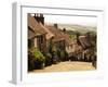 Houses on Gold Hill, Shaftesbury, United Kingdom-Glenn Beanland-Framed Premium Photographic Print