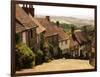 Houses on Gold Hill, Shaftesbury, United Kingdom-Glenn Beanland-Framed Photographic Print