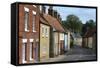 Houses on Knight Street, Little Walsingham, Norfolk, England, United Kingdom, Europe-Peter Richardson-Framed Stretched Canvas