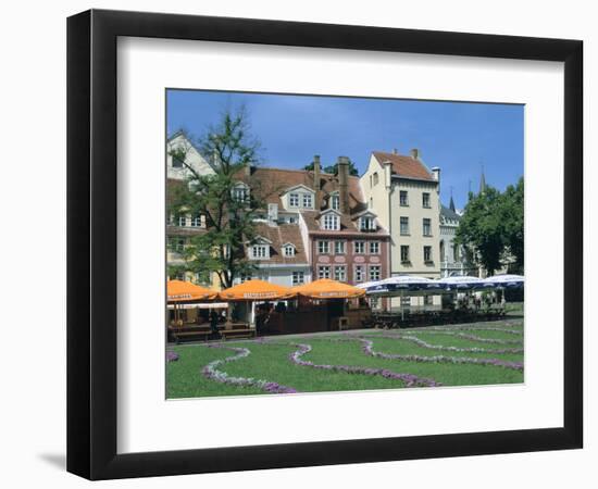 Houses on Meistaru Iela, Riga, Latvia-Peter Thompson-Framed Photographic Print