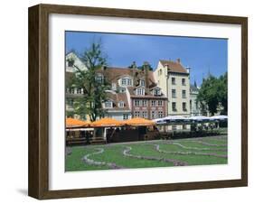 Houses on Meistaru Iela, Riga, Latvia-Peter Thompson-Framed Photographic Print