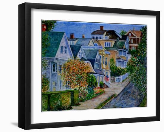 Houses on Pearl St., 2014-Anthony Butera-Framed Giclee Print