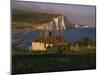 Houses on Seaford Head Overlooking the Seven Sisters, East Sussex, England, United Kingdom, Europe-Tomlinson Ruth-Mounted Photographic Print