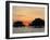 Houses on Stilts at Sunset, Bay of Arcachon, Gironde, Aquitaine, France, Europe-Groenendijk Peter-Framed Photographic Print