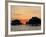 Houses on Stilts at Sunset, Bay of Arcachon, Gironde, Aquitaine, France, Europe-Groenendijk Peter-Framed Photographic Print