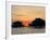 Houses on Stilts at Sunset, Bay of Arcachon, Gironde, Aquitaine, France, Europe-Groenendijk Peter-Framed Photographic Print