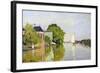 Houses on the Achterzaan-Claude Monet-Framed Giclee Print