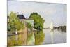 Houses on the Achterzaan-Claude Monet-Mounted Giclee Print