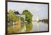 Houses on the Achterzaan-Claude Monet-Framed Giclee Print