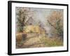 Houses on the Banks of the L'Eure, Louviers; Maisons Au Bord De L'Eure, Louviers, 1902-Gustave Loiseau-Framed Giclee Print