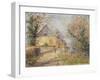 Houses on the Banks of the L'Eure, Louviers; Maisons Au Bord De L'Eure, Louviers, 1902-Gustave Loiseau-Framed Giclee Print