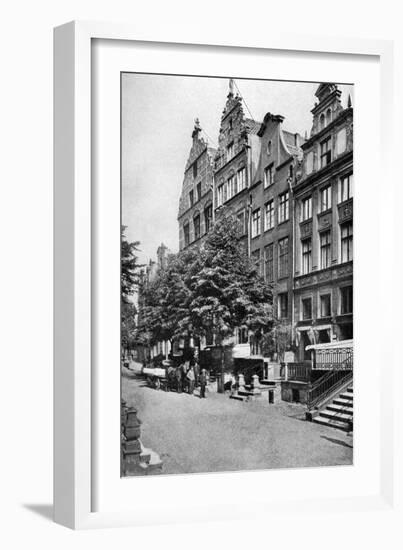 Houses on the Brodbankengasse, Danzig, C1922-null-Framed Giclee Print