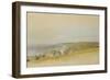 Houses on the Cliff Edge at Villers-Sur-Mer, 1869-Edgar Degas-Framed Giclee Print