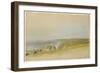 Houses on the Cliff Edge at Villers-Sur-Mer, 1869-Edgar Degas-Framed Giclee Print