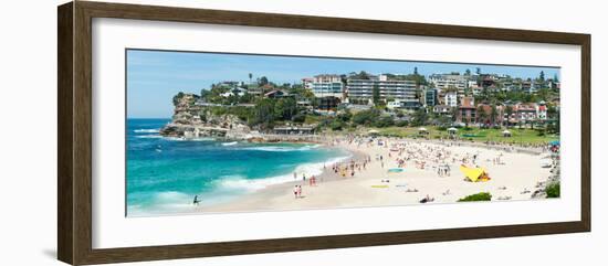 Houses on the Coast, Bronte Beach, Sydney, New South Wales, Australia-null-Framed Photographic Print