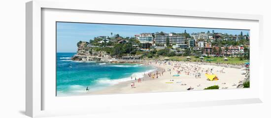 Houses on the Coast, Bronte Beach, Sydney, New South Wales, Australia-null-Framed Photographic Print