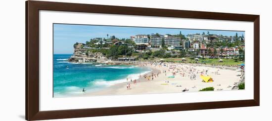 Houses on the Coast, Bronte Beach, Sydney, New South Wales, Australia-null-Framed Photographic Print