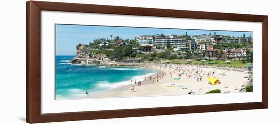 Houses on the Coast, Bronte Beach, Sydney, New South Wales, Australia-null-Framed Photographic Print