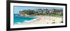 Houses on the Coast, Bronte Beach, Sydney, New South Wales, Australia-null-Framed Photographic Print