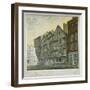 Houses on the Corner of Chancery Lane and Fleet Street, City of London, 1798-William Capon-Framed Giclee Print