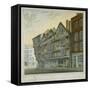 Houses on the Corner of Chancery Lane and Fleet Street, City of London, 1798-William Capon-Framed Stretched Canvas