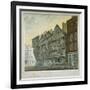 Houses on the Corner of Chancery Lane and Fleet Street, City of London, 1798-William Capon-Framed Giclee Print