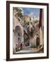 Houses on the Costiera of the Sorrentine Peninsula-Giacinto Gigante-Framed Giclee Print