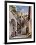 Houses on the Costiera of the Sorrentine Peninsula-Giacinto Gigante-Framed Giclee Print