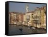 Houses on the Grand Canal in Venice, UNESCO World Heritage Site, Veneto, Italy, Europe-Rainford Roy-Framed Stretched Canvas