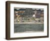 Houses on the River (The Old Tow), 1914-Egon Schiele-Framed Giclee Print