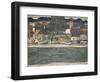 Houses on the River (The Old Tow), 1914-Egon Schiele-Framed Giclee Print