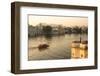 Houses on the shore of Lake Pichola, Udaipur, Rajasthan, India.-Inger Hogstrom-Framed Photographic Print
