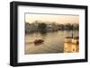 Houses on the shore of Lake Pichola, Udaipur, Rajasthan, India.-Inger Hogstrom-Framed Photographic Print