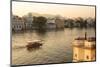 Houses on the shore of Lake Pichola, Udaipur, Rajasthan, India.-Inger Hogstrom-Mounted Photographic Print