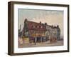 'Houses on West Side of Church Street, Lambeth', Lambeth Bridge Road, London, c1874-John Crowther-Framed Giclee Print