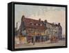 'Houses on West Side of Church Street, Lambeth', Lambeth Bridge Road, London, c1874-John Crowther-Framed Stretched Canvas