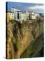 Houses Perched on Cliffs, Ronda, Andalucia, Spain-Rob Cousins-Stretched Canvas
